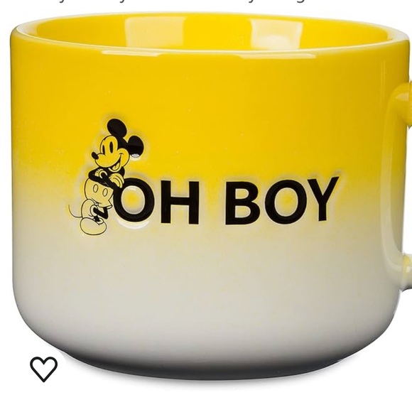 NWT Disney Mickey Mug Oh Boy - Picture 2 of 7